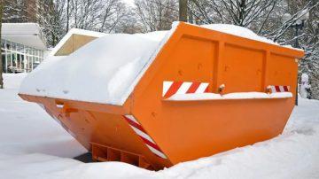 Вывоз снега контейнерами