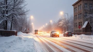 Уборка снега трактором МТЗ