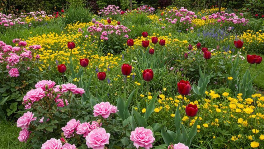 Как сочетать растения по цвету