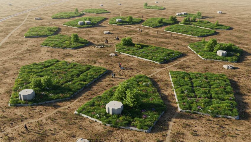 Преимущества модульных клумб