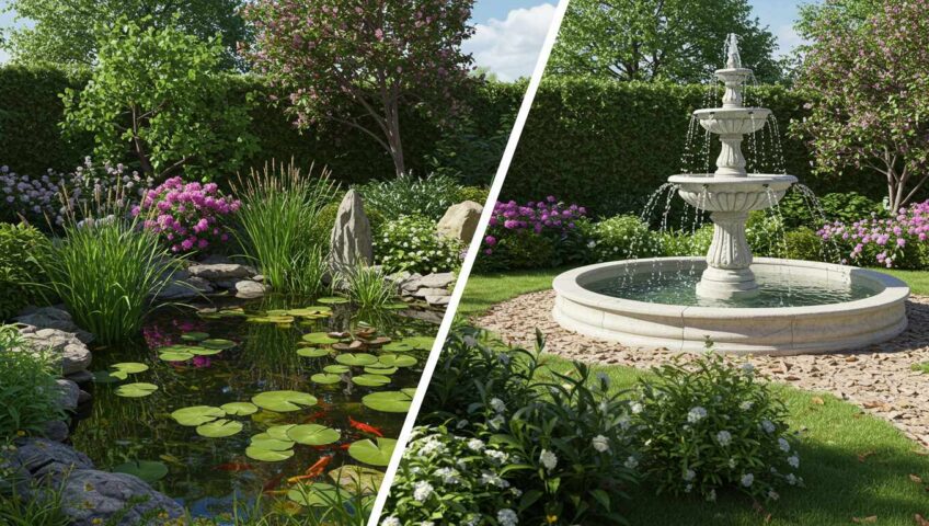 Пруд или фонтан: что выбрать