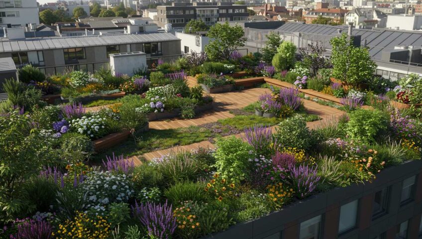 Сад на крыше: идеи и реализация