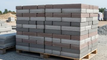 Устройство тротуара из плитки