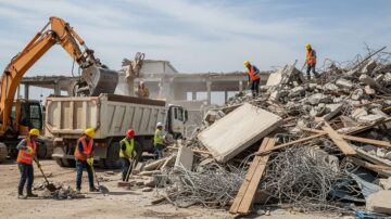 Вывоз крупногабаритного строительного мусора