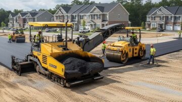 Асфальтирование территории таунхауса