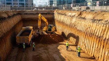 Разработка грунта под фундамент