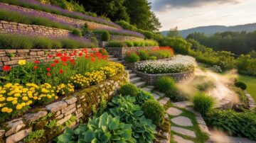 Террасирование сада