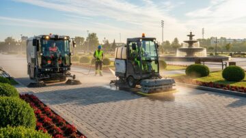 Механизированная уборка дворовой территории