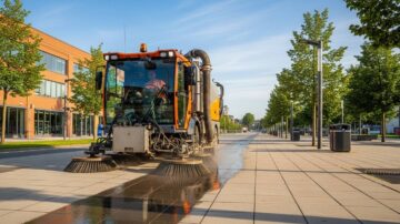 Механизированная уборка тротуаров