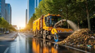 Механизированная уборка прилегающей территорий