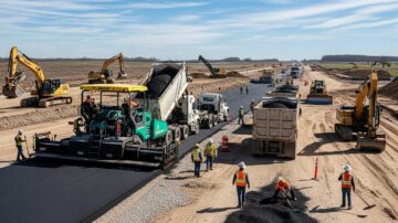 Прокладка дорог