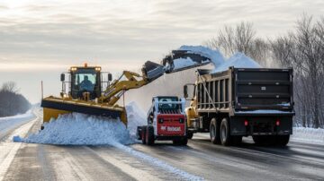 Вывоз снега с погрузкой