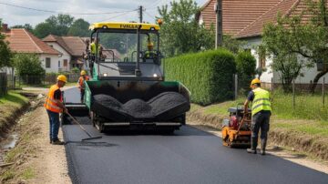 Асфальтирование в деревне