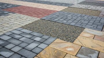 Мощение покрытий