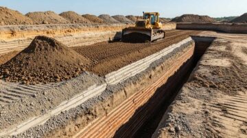 Обратная засыпка послойная