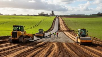 Строительство сельскохозяйственных дорог