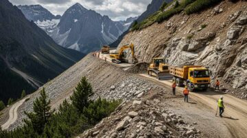 Строительство горных дорог