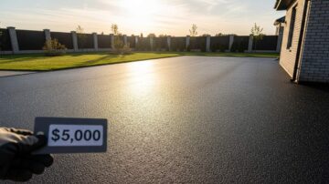 Асфальтирование частного двора цена