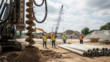 Свайные работы закрепления грунтов