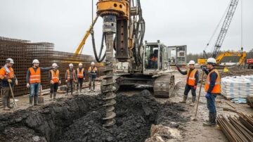 Устройство буронабивных свай