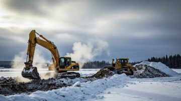 Земляные работы зимние