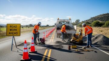 Содержания временных дорог