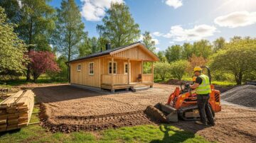 Выравнивание дачного участка