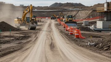 Временная дорога на период строительства