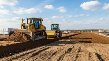 Выравнивание земли на участке