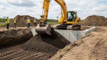 Засыпка фундамента грунтом