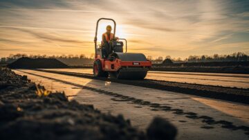 Выравнивание участка под газон