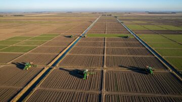 Выравнивание большого участка