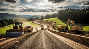 Строительство сельской дороги