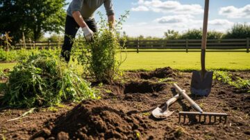 Расчистка садового участка