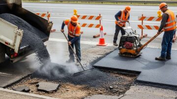 Ремонт дорожного покрытия