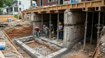 Реконструкция и замена ветхого фундамента