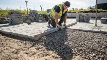 Подготовка основания под тротуарную плитку