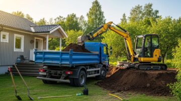 Вывоз грунта с дачного участка с погрузкой