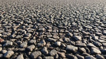 Покрытие асфальтовой крошкой