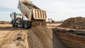 Отсыпка самосвалом