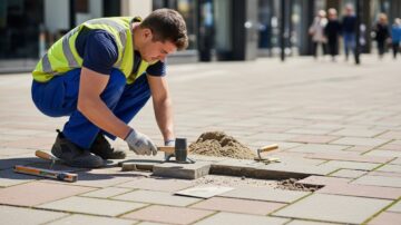 Ремонт тротуарной плитки