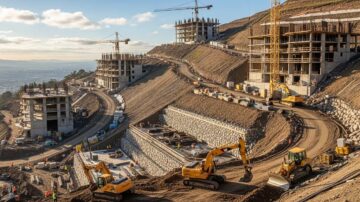 Разработка участка с уклоном