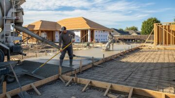 Устройство бетонных проездов