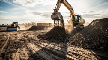 Отсыпка площадки грунтом