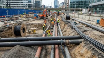 Строительство городских инженерных сетей