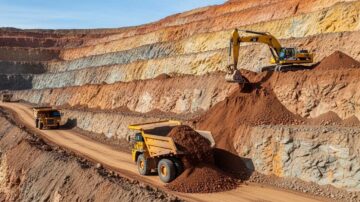 Разработка грунта экскаватором в отвал