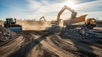 Расчистка территории строительства