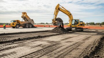 Отсыпка площадки под стоянку