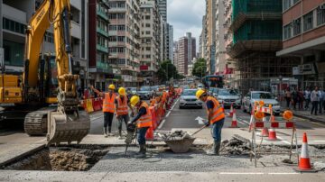 Строительство дорог в населенных пунктах