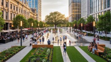 Благоустройство городского сквера